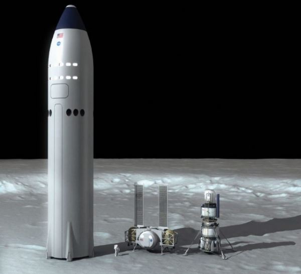 Blue Origin подала в суд на NASA из-за выбора SpaceX для создания лунного посадочного модуля